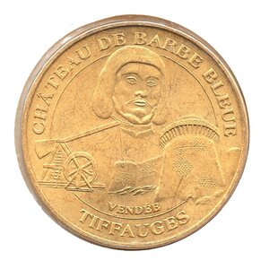 Mini médaille monnaie de paris 2008 - château de barbe bleue